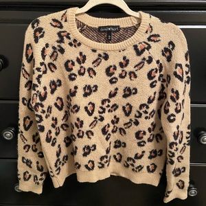 Cheetah Print Sweater